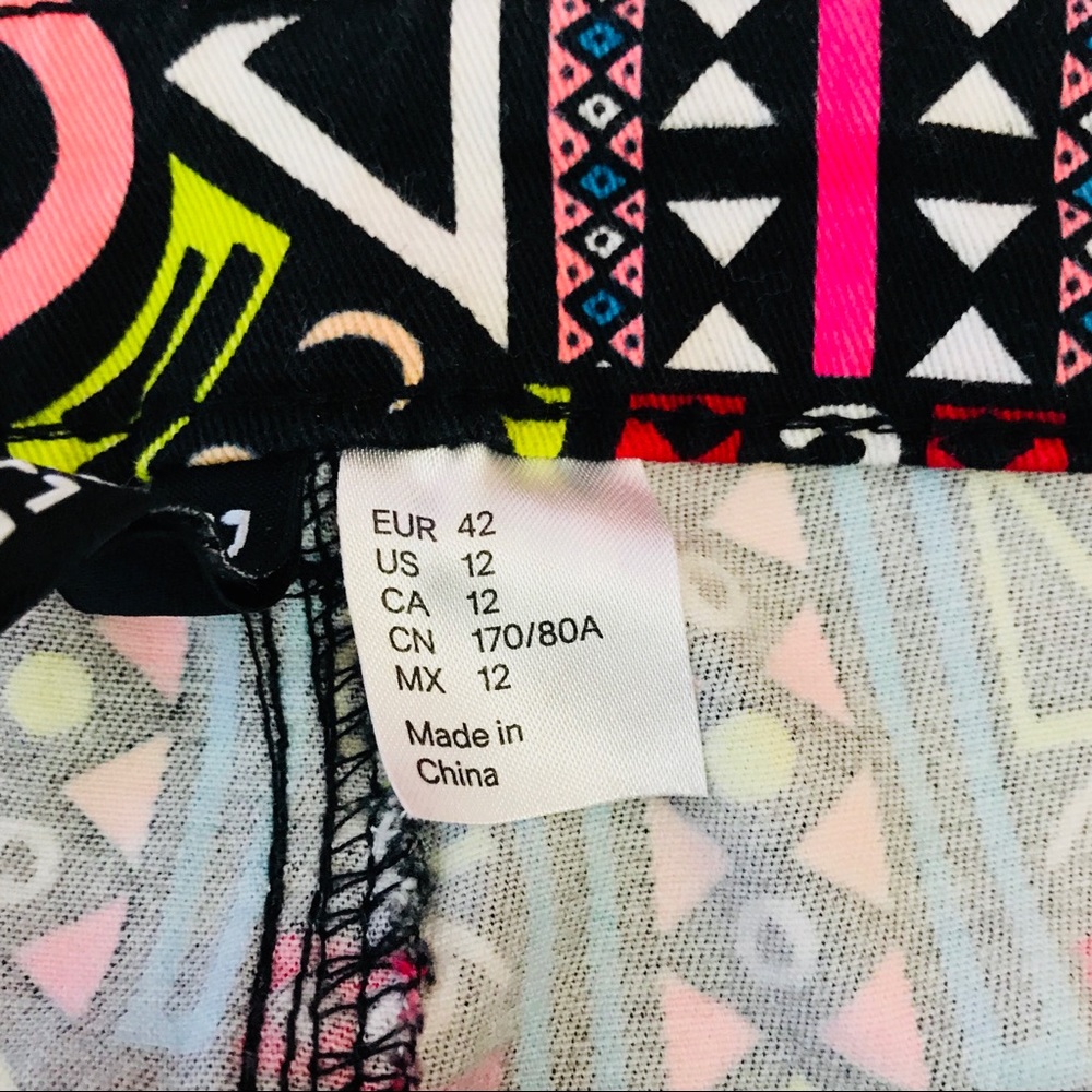 Divided Multicolor Skinny Pants - Picture 5 of 5